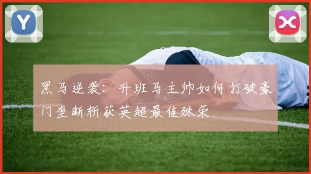 黑马逆袭:升班马主帅如何打破豪门垄断斩获英超最佳殊荣